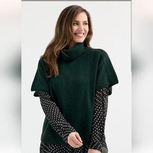 Emerald green Cabi Takeout Turtleneck
